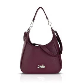 Zellia 26080 bordó hobó női válltáska 31 × 29 × 11 cm