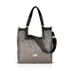 Zellia 26074 Groove bronz-fekete női válltáska 37 × 36 × 13 cm