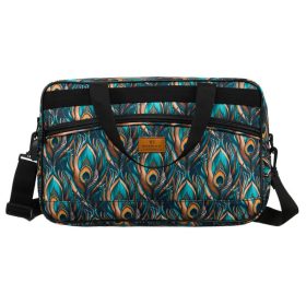   Rovicky R-Tl15608-8909 18 pávatoll mintás utazótáska, kézipoggyász 40 X 25 X 20 cm