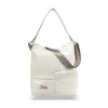 Zellia Zlb111 fehér-bézs női válltáska 32 x 27 x 13 cm
