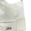 Zellia Zlb111 fehér-bézs női válltáska 32 x 27 x 13 cm