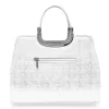 Zellia női, mintás ezüst színű kézitáska, válltáska