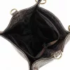 Zellia Zlb475 Python barna piton mintás válltáska, oldalpánttal 34 x 29 x 14 cm