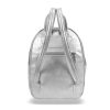 Zellia Td2101 női ezüst-csillámos hátizsák 33 x 25 x 12 cm 