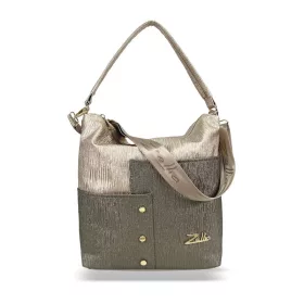 Zellia Zlb232 arany-bronz női válltáska 33 x 27 x 12 cm