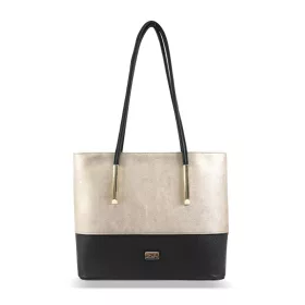   Zellia Zvn210925 női fekete-arany válltáska 37 x 28 x 15 cm