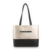 Zellia Zvn210925 női fekete-arany válltáska 37 x 28 x 15 cm