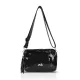 Zellia Zlb210 fekete lakk női oldaltáska, crossbody 25 x 17 x 9 cm