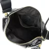 Zellia Zlb210 fekete lakk női oldaltáska, crossbody 25 x 17 x 9 cm