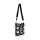 Zellia 25096 fekete női oldaltáska, bucketbag 23 x 19,5 x 7,5 cm