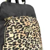 Zellia 25055 fekete-ocelot mintás női hátizsák 31 x 29 x 14,5 cm
