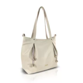   Zellia Zlb461 bézs női válltáska, oldalpánttal 29 x 28 x 13 cm