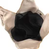 Zellia Zlb406F bézs-rosegold női válltáska, virágdíszítéssel 39 x 32 x 17 cm