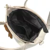 Zellia Zlb324-F bézs női válltáska, oldalpánttal 27 x 25 x 14 cm