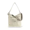 Zellia ZLB399 bézs-arany női válltáska 29 x 28 x 13 cm