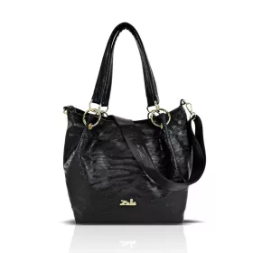   Zellia Zlb475 Dot fekete női válltáska, oldaltáska 34 x 29 x 14 cm