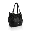 Zellia Zlb475 Dot fekete női válltáska, oldaltáska 34 x 29 x 14 cm