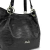 Zellia Zlb475 Dot fekete női válltáska, oldaltáska 34 x 29 x 14 cm