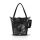 Zellia Zlb446 fekete női válltáska, shopper 30 x 35 x 15 cm