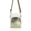 Zellia Zlb445 fehér-arany női oldaltáska, crossbody 18 x 15 x 7,5 cm