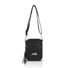 Zellia 24078 fekete női oldaltáska, crossbody 21 x 16 x 5,5 cm