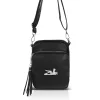 Zellia 24078 fekete női oldaltáska, crossbody 21 x 16 x 5,5 cm