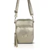 Zellia 24078 arany női oldaltáska, crossbody 21 x 16 x 5,5 cm
