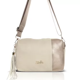 Zellia Női Oldaltáska Zlb210 Beige-Arany - Brw -