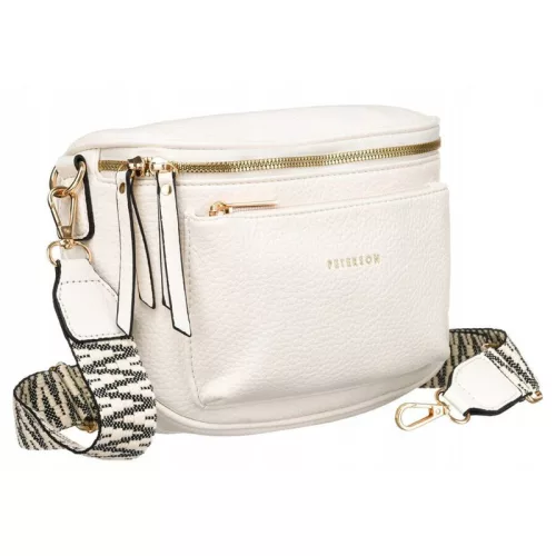 Peterson Ptn 3047-9962 fehér női oldaltáska, crossbody 24 x 18 x 10 cm
