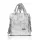Zellia 25180 női ezüst hátizsák 27 x 25 x 14 cm