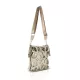 Zellia  25096 bézs-arany női női vödörtáska, bucket bag 23 x 19,5 x 7,5 cm