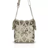 Zellia  25096 bézs-arany női női vödörtáska, bucket bag 23 x 19,5 x 7,5 cm
