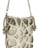 Zellia  25096 bézs-arany női női vödörtáska, bucket bag 23 x 19,5 x 7,5 cm