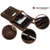 Peterson Férfi Bőr Oldaltáska Ptn 996-B-Nsh-4895 Tan