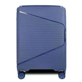 Zellia Ppb088 kék keményfalú kabinbőrönd 55 cm