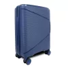 Zellia Ppb088 kék keményfalú kabinbőrönd 55 cm