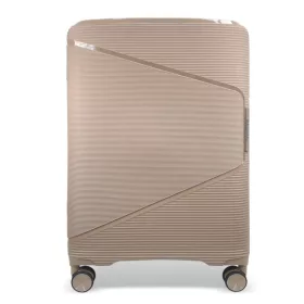   Zellia Ppb088 cappuccino női keményfalú kabinbőrönd 55 cm