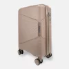 Zellia Ppb088 cappuccino női keményfalú kabinbőrönd 55 cm