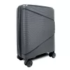 Zellia PPB088 sötétszürke keményfalú kabinbőrönd 55 cm