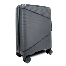   Zellia PPB088 sötétszürke keményfalú kabinbőrönd 55 cm