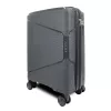 Zellia PPB088 sötétszürke keményfalú kabinbőrönd 55 cm