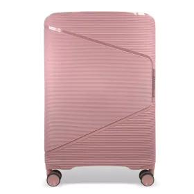   Zellia PPB088 rose gold női keményfalú kabinbőrönd 55 cm