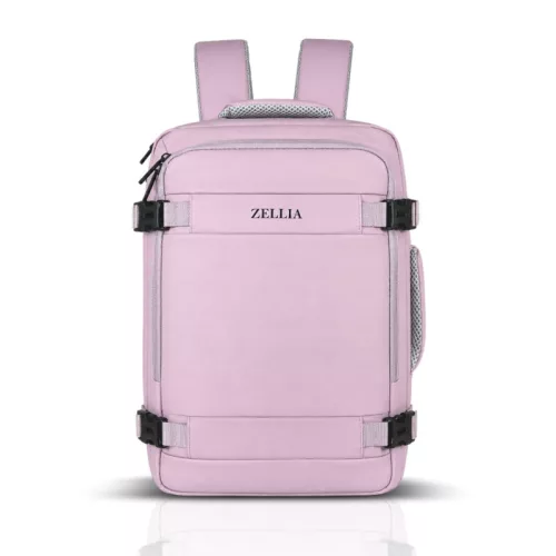 Zellia C-001 halványlila női WizzAir Ryanair kézipoggyász hátizsák 40 X 30 X 20 cm