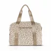 Zellia 24128 Pantera párduc mintás drapp-taupe női sporttáska, gymbag 40 × 30 × 19 cm
