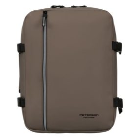   Peterson taupe hátizsák Wizz Air, Ryanair kézipoggyász  40 x 30 x 20 cm