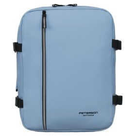  Peterson világoskék hátizsák Wizz Air, Ryanair poggyász 40 x 30 x 20 cm