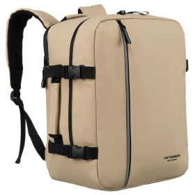   Peterson bézs hátizsák Wizz Air, Ryanair poggyász 40 x 30 x 20 cm