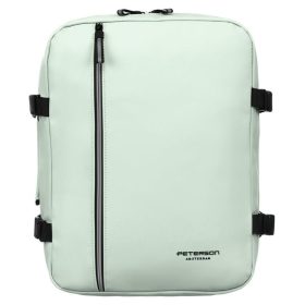   Peterson halványzöld hátizsák Wizz Air, Ryanair poggyász 40 x 30 x 20 cm