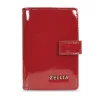 Zellia Hz-128 K892 - 2166 női piros lakk kártyatartó 11,5 x 7,5 x 2 cm
