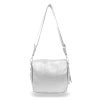 Zellia női, ezüst színű oldaltáska, crossbody